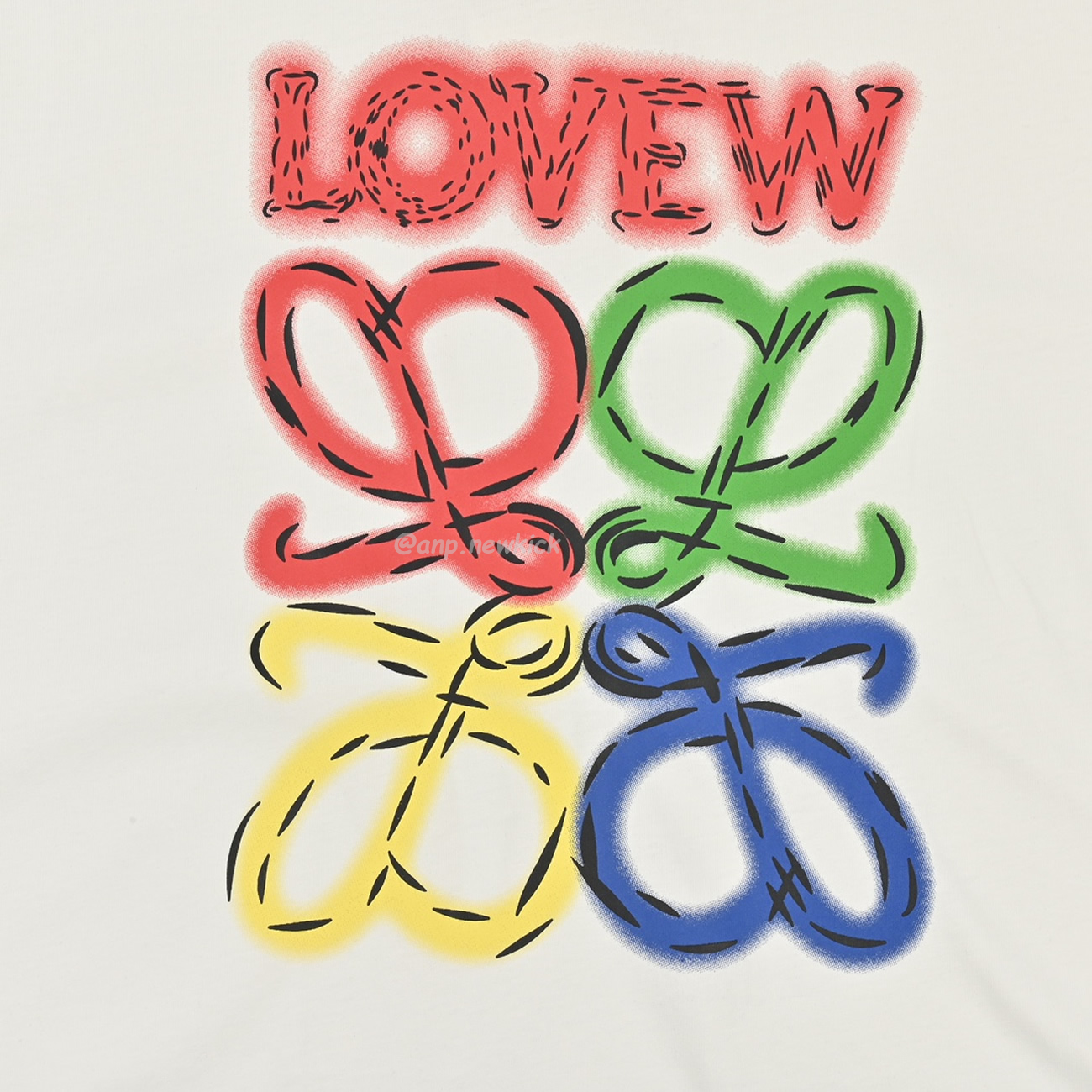 Loewe 24ss Neon Logo Short Sleeved (6) - www.newkick.vip